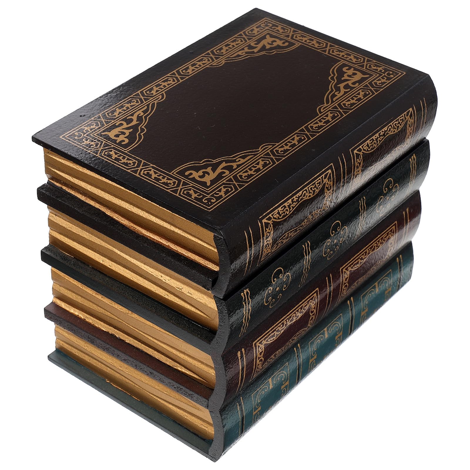 Livre de simulation haut de gamme en panneau de fibres haute densité et finitions vintage