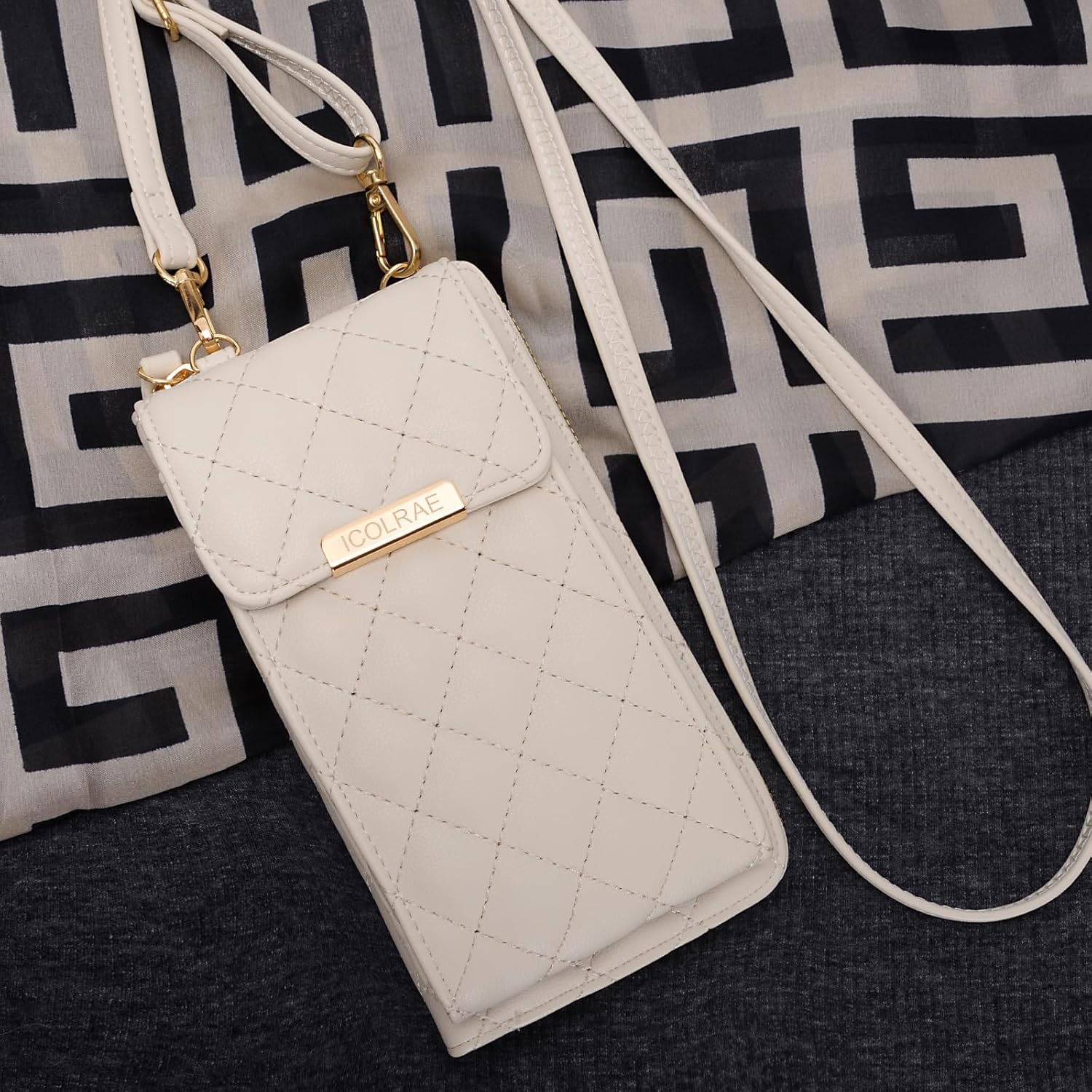 Small Crossbody Bags for Women Trendy Cell Phone Purse Vegan Leather Wallet with Credit Card Slots - Image 3