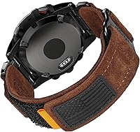 Vista 14 de Compatible con la Correa de Reloj Garmin, Correa Deportiva de Nylon Super Resistente con Diseño de Bucle Tejido, Banda de Reemplazo Dura