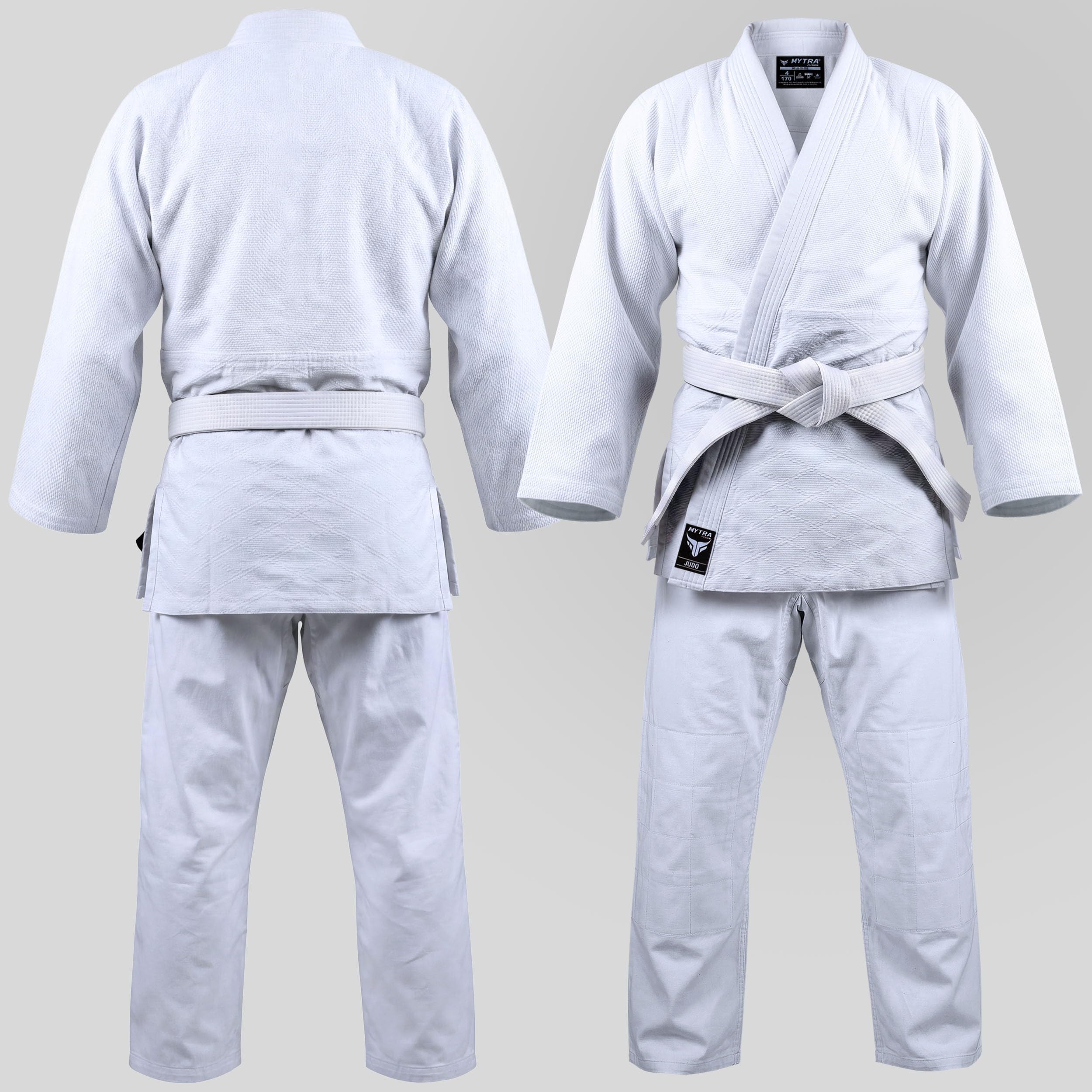 Mytra Fusion Judo Gi per Bambini – Uniforme da Judo Junior Resistente per Allenamento e Competizione – Kimono da Judo Durevole con Cuciture Rinforzate e Cintura Inclusa