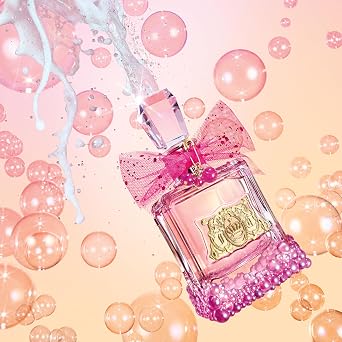 Juicy Couture Viva La Juicy Le Bubbly Eau De Parfum, Luxury Women's Perfume with Notes of Champagne Inspired Pink Berries, Gardenia, Jasmine & Amber - Fruity & Sweet, EDP Spray