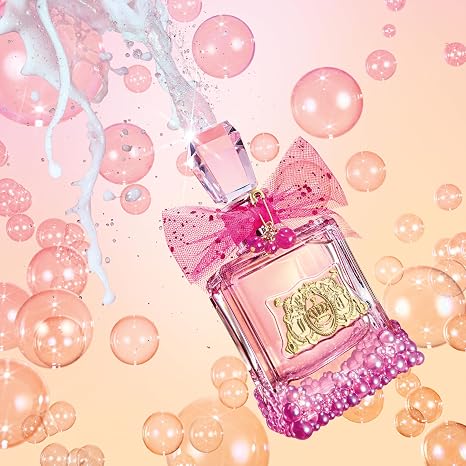 Juicy Couture Viva La Juicy Le Bubbly Eau De Parfum, Luxury Women's Perfume with Notes of Champagne Inspired Pink Berries, Gardenia, Jasmine & Amber - Fruity & Sweet, EDP Spray