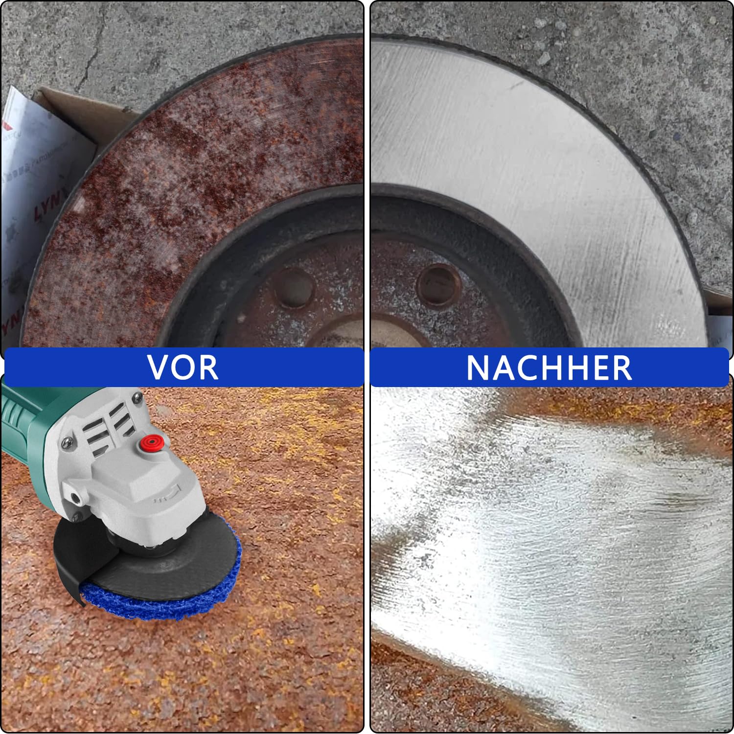 Bosch 2609256254 Disques abrasifs pour Meuleuse d'angle Fixation à