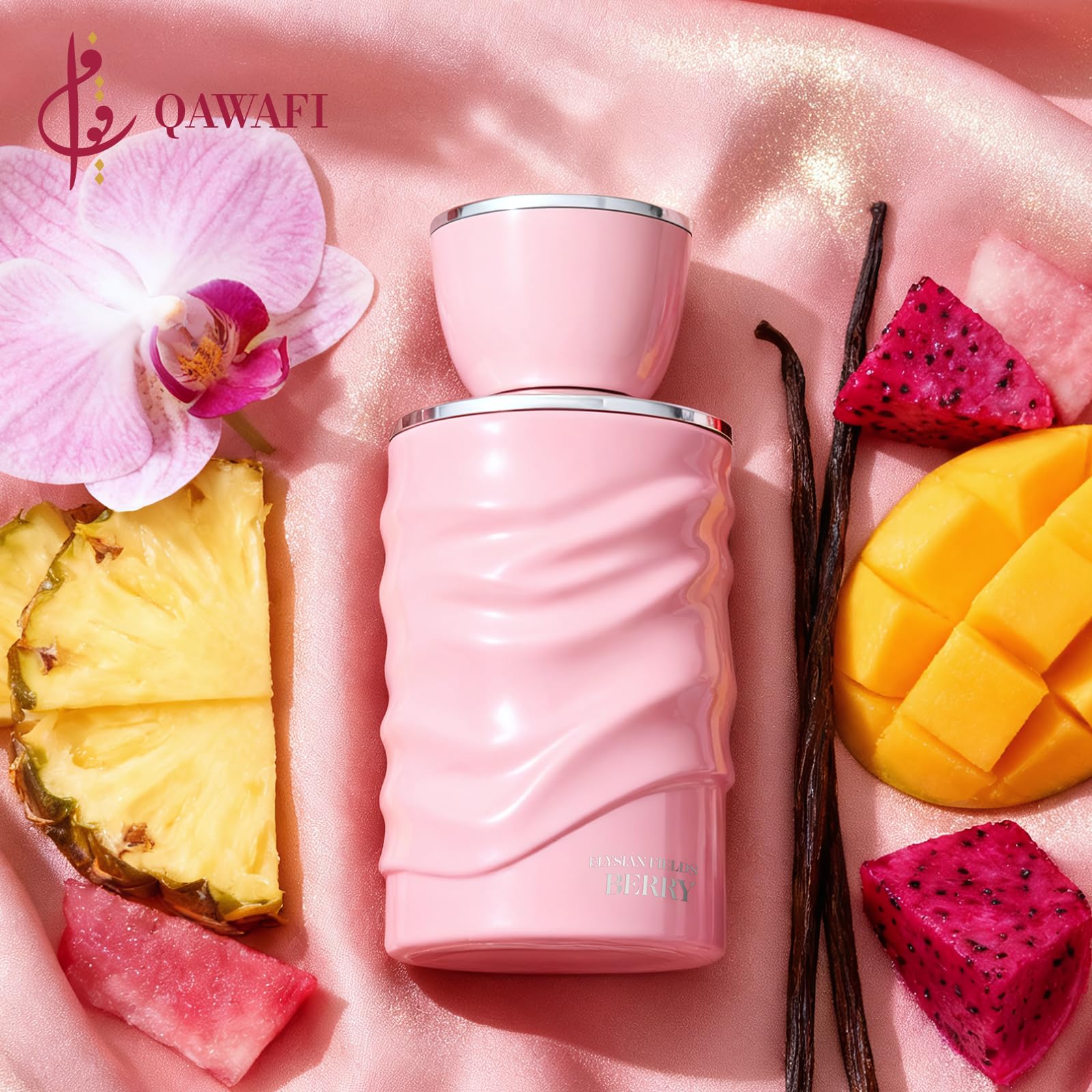 Perfume LEVEL3 ピンクカラーヴァイナル Amazon.com : QAWAFI Elysian Fields - Berry Eau de Parfum Long