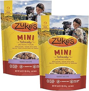 Zukes Naturals Treats Rabit Pouch