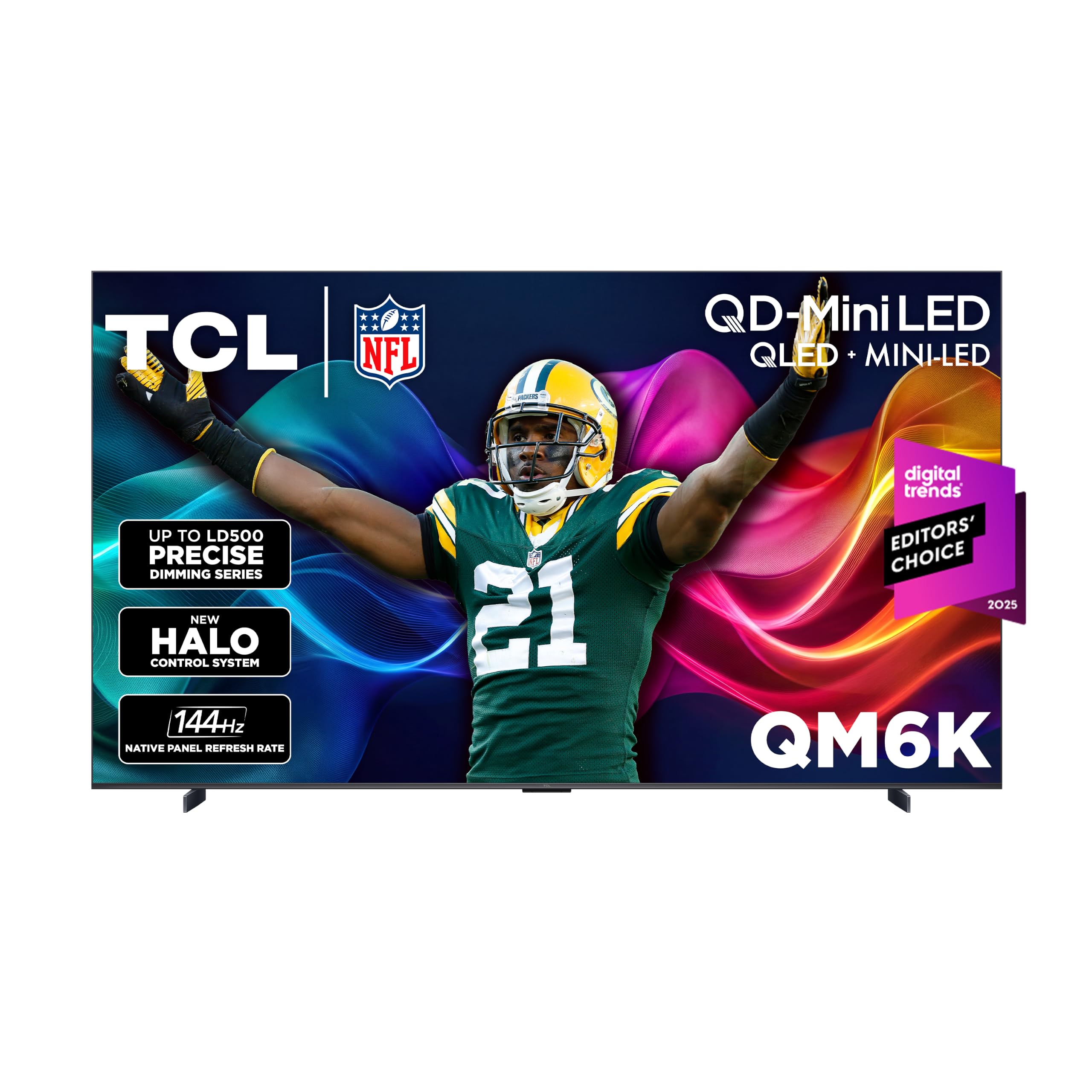 TCL 98 Inch Class QM6K Series | Mini LED QLED 4K HDR | 98QM6K, Latest Model | 120HZ-144HZ High Brightness Smart Google TV Dolby Atmos Onkyo Audio | Voice Remote Alexa Gaming Streaming Television