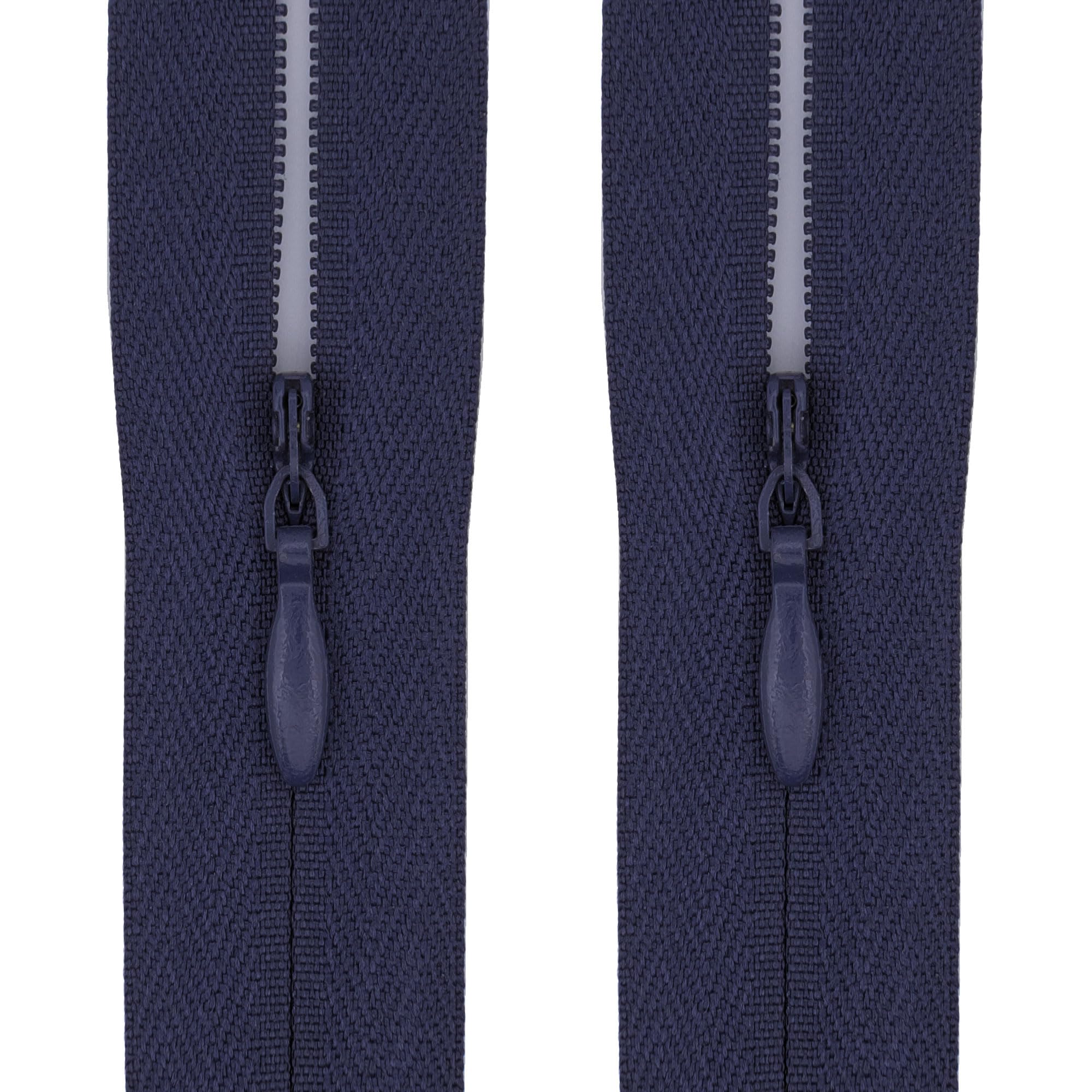 #3 Invisible Zips, 2 Pack, 22 Inch, Dark Navy