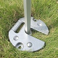 Vista 7 de Eurmax Pesas de hierro fundido para toldos desplegables, tiendas de campaña instantáneas, paquete de 2 unidades, 44 libras