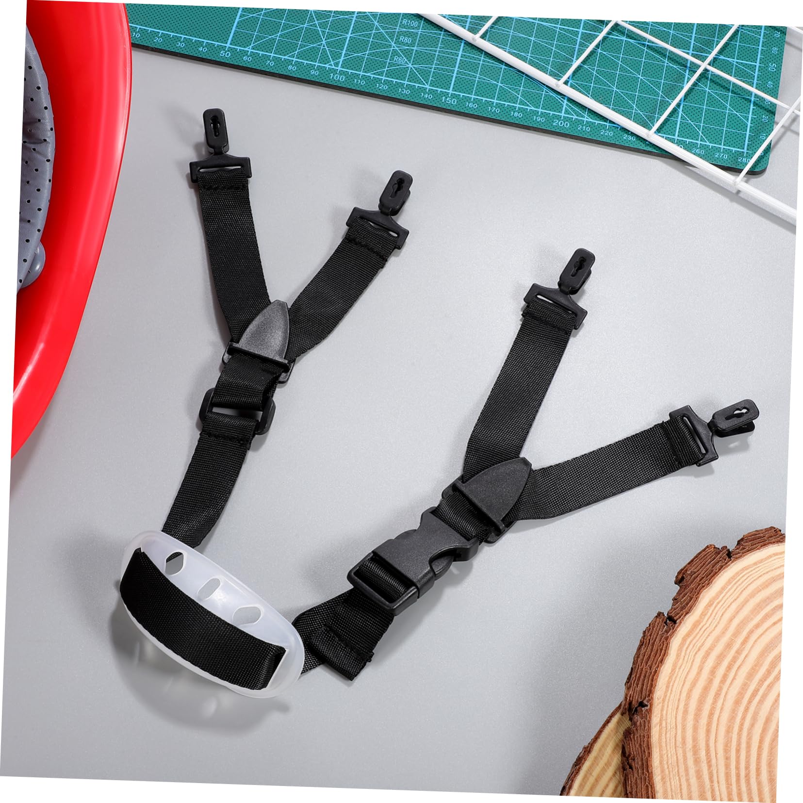 Sottogola Del Casco Rimovibile Cinghie Accessorio Per Il Casco Di Sicurezza Sottogola Per Elmetti Cinghia Universale Con Cappello Duro Poliestere Nero Colore Casuale