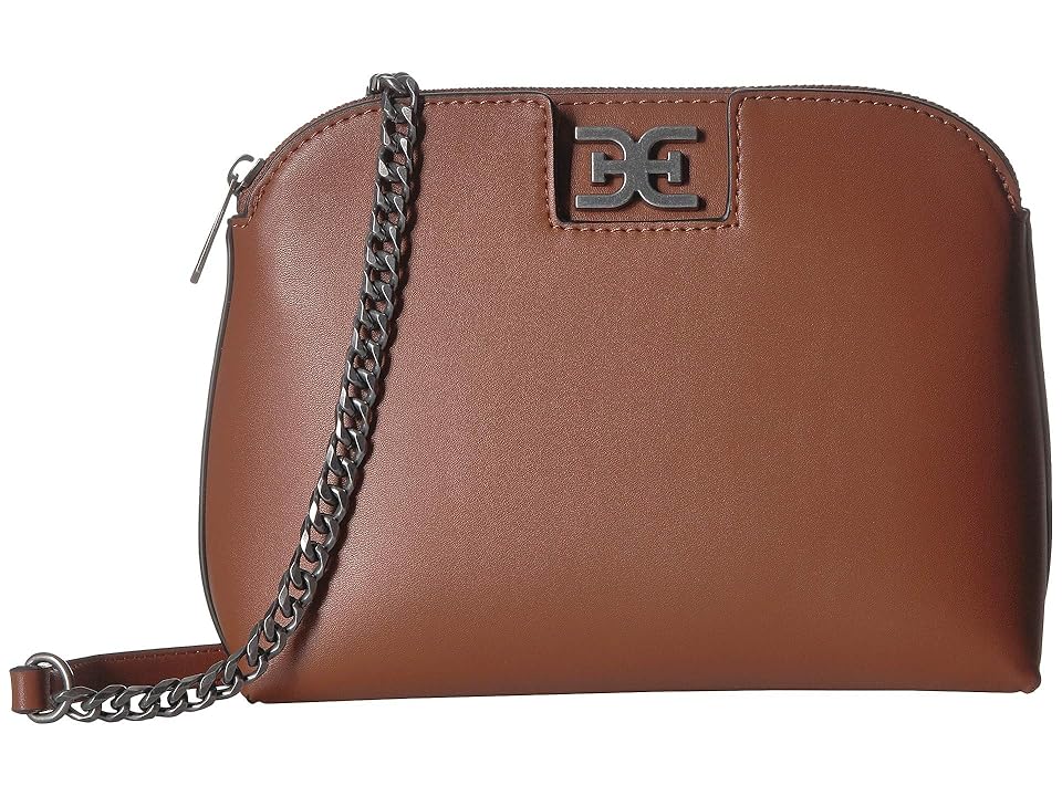 

Sam Edelman Lola Multi Compartment Crossbody (Whiskey) Cross Body Handbags