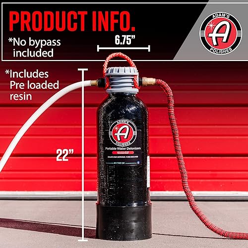 Miniatura 9 de Adam's - Desionizador de agua portátil sin manchas - Elimina manchas de agua, enjuague impecable detalles sin contacto - Fácil de usar se fija a la
