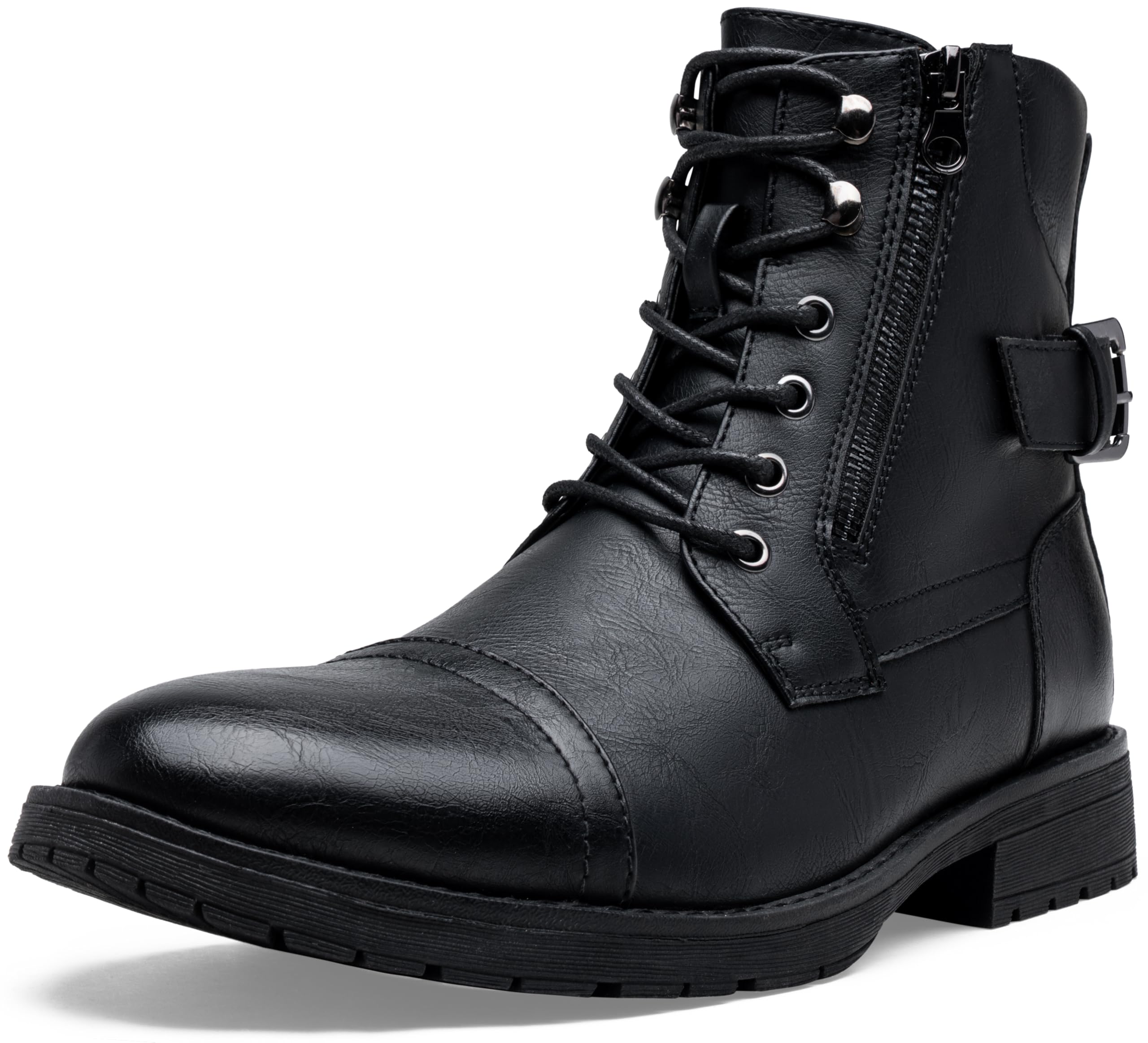 Vostey Men's Boots Boots for Men Casual Boots Motorcycle Combat Ankle Dress Boots Mens