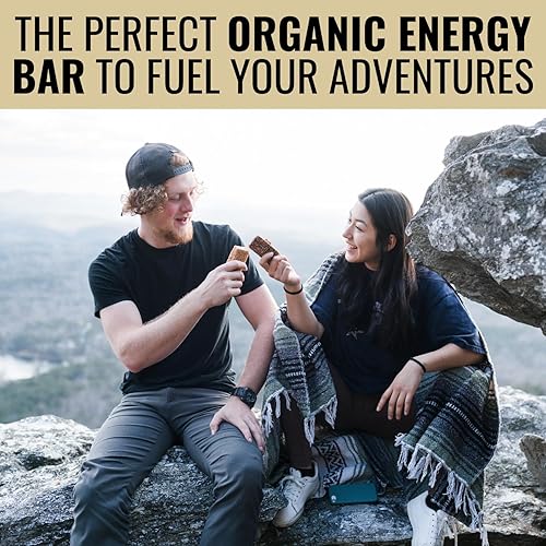 Miniatura 7 de Kate's Real Food Barras de granola orgánicas, chocolate con mantequilla de maní y leche (2.2 onzas, paquete de 12) barras energéticas orgánicas con