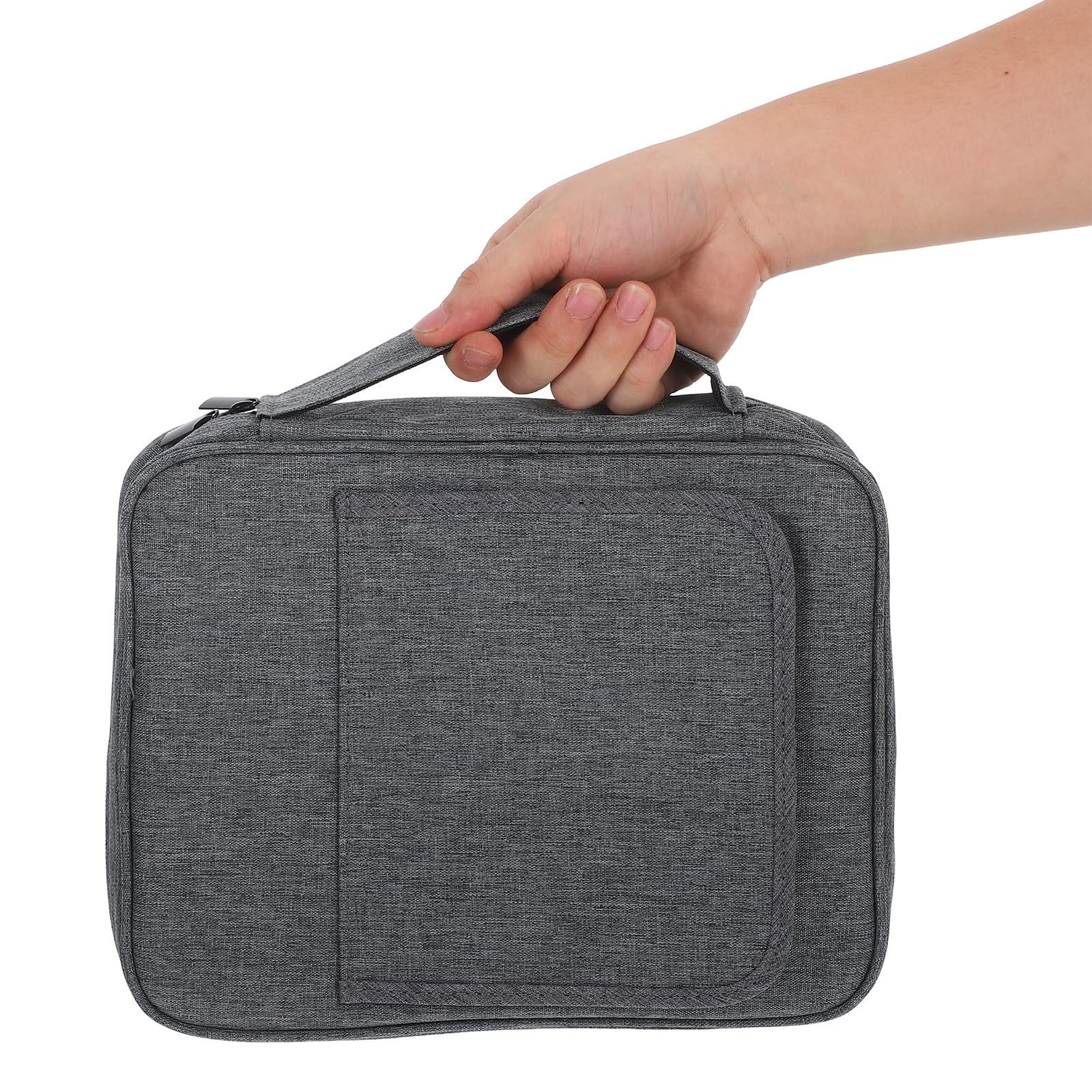 Bolsa Protectora para Biblias con Asa y Soporte, Funda de Poliéster Portátil para Estudio y Transporte Diario, Paquete de 2 Piezas