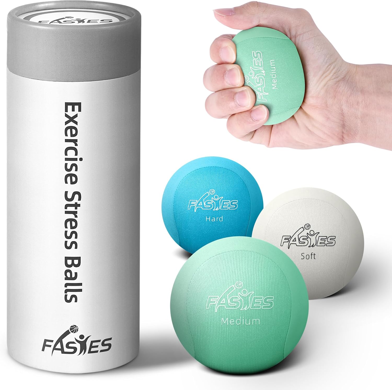 Stress Balls for Adults, Squeeze Balls for Hand Therapy, Relief Anxiety