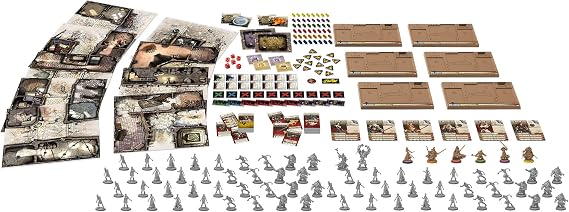CMON Zombicide: Black Plague - Medieval Fantasy Zombie Board Game - Cooperative Strategy Game with Tabletop Miniatures, Ages 14+, 1-6 Players, 1 Hour Playtime