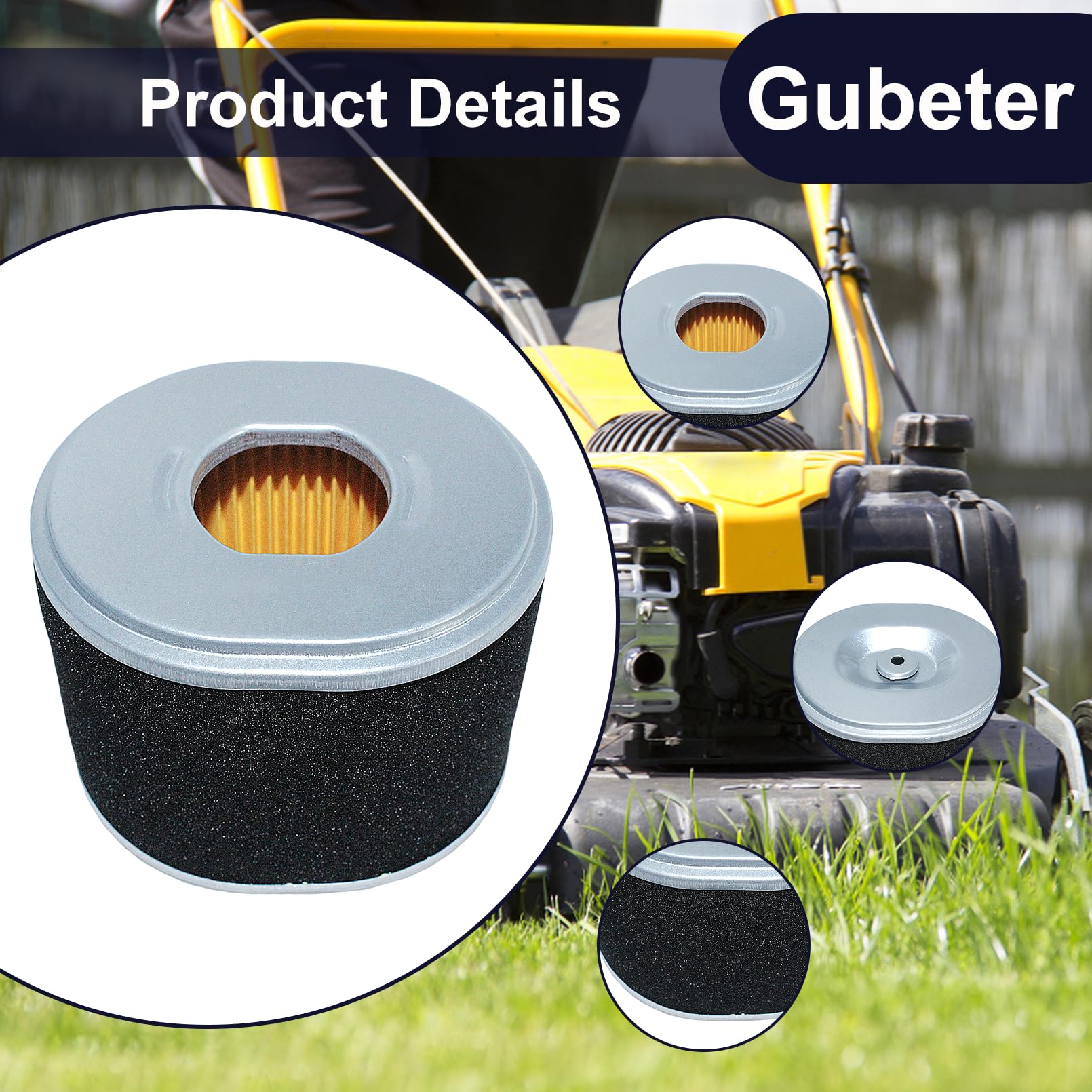 Kit de filtro de aire, para motores de cortacésped de gasolina para Honda Gx340 Gx390 11Hp y 13Hp, 17210-Ze3-505, 17210-Ze3-010 para Stens: 100-012 para Oregon: 30-417 para rotativo: 19-7712