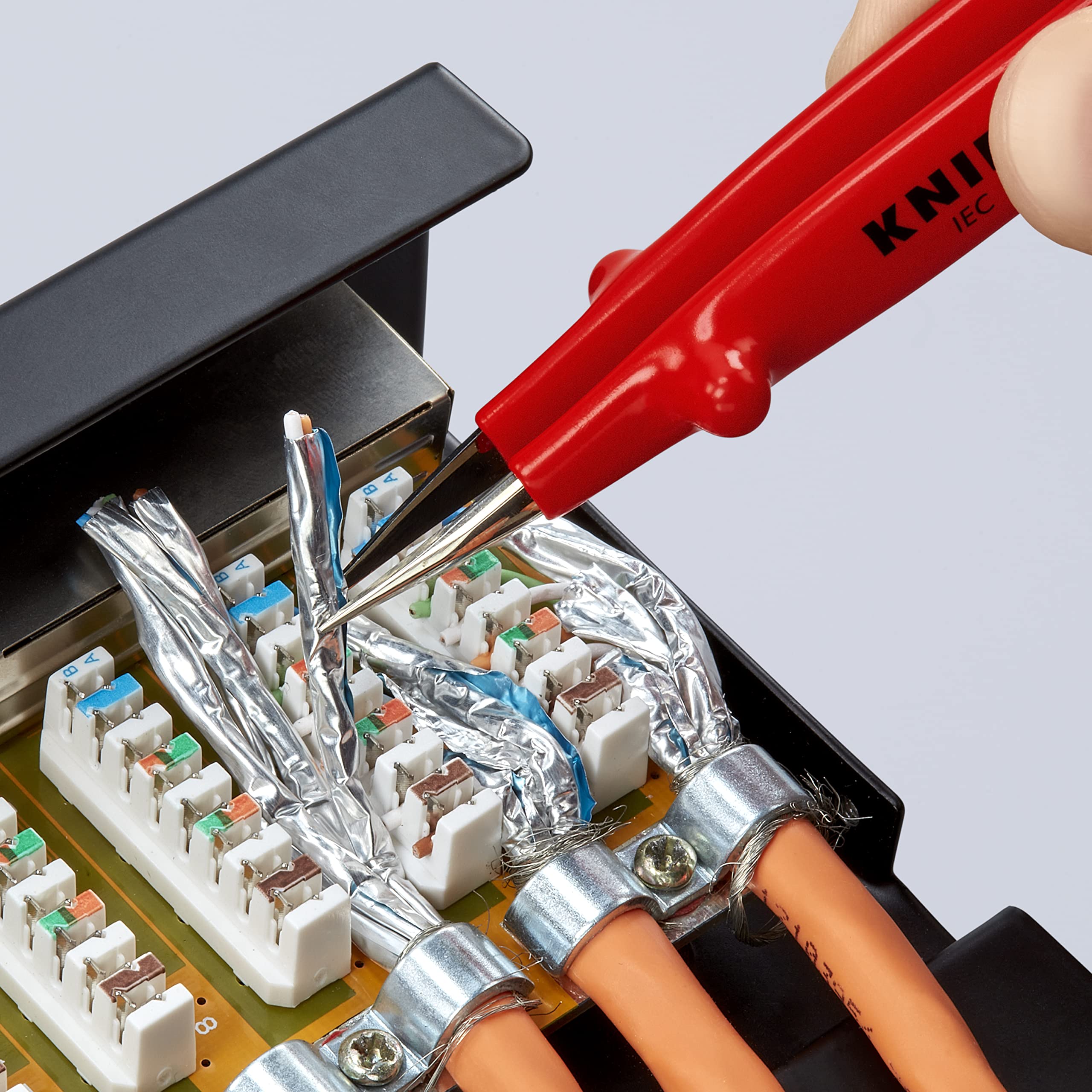 Knipex 92 27 61 1,000 V aislado pinzas de precisión