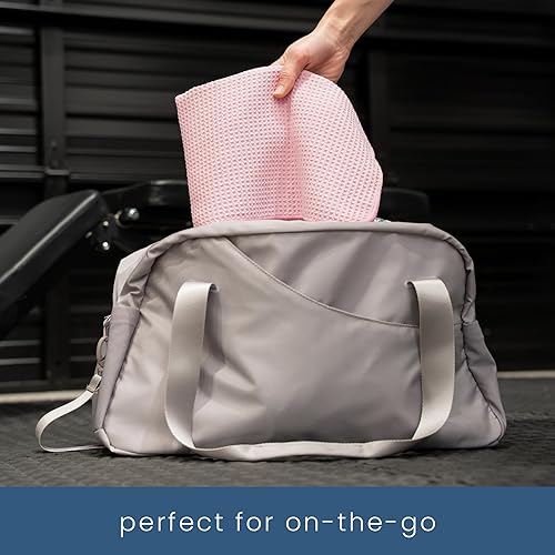 Miniatura 10 de S&T INC. Toallas de microfibra para el sudor, toalla de yoga para gimnasio en casa, toallas de entrenamiento de microfibra para gimnasio, 16 x 27