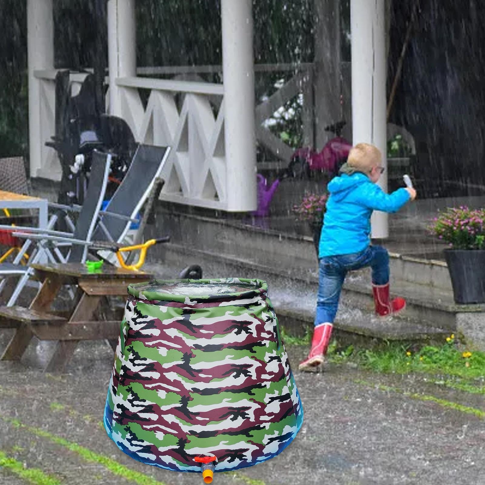 Tragbarer, Camping-Wasserkanister Faltbarer Verdickter Behälter
