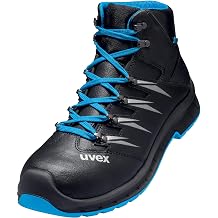 Uvex 2 Trend S3 Leather Work Boots for Men and Women with Steel Toe