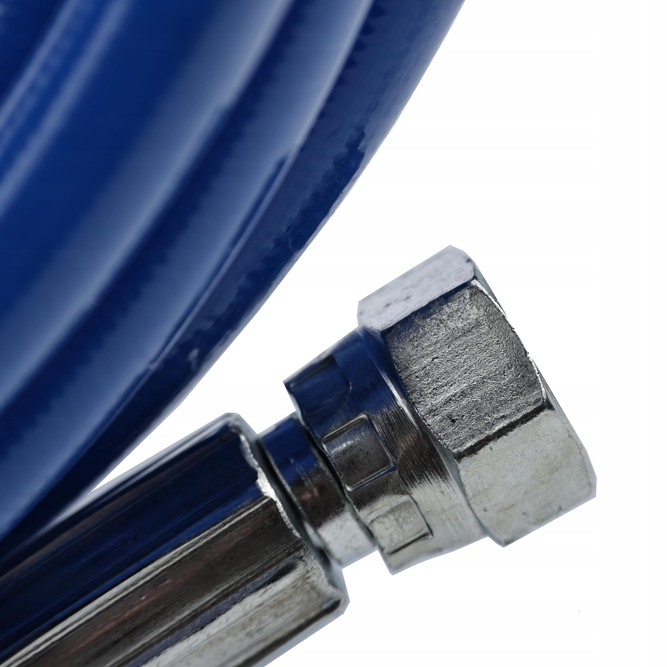 Rosfix Juego de manguera de pulverizador de pintura de 15 m + adaptador - pieza de repuesto para pulverizador de pintura Wagner & Graco | rosca de 1/4 de pulgada | barra 228 | Manguera TPU con