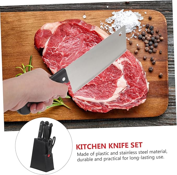 Set Cuchillos Cocina Acero Inoxidable 7 Piezas miniatura 6
