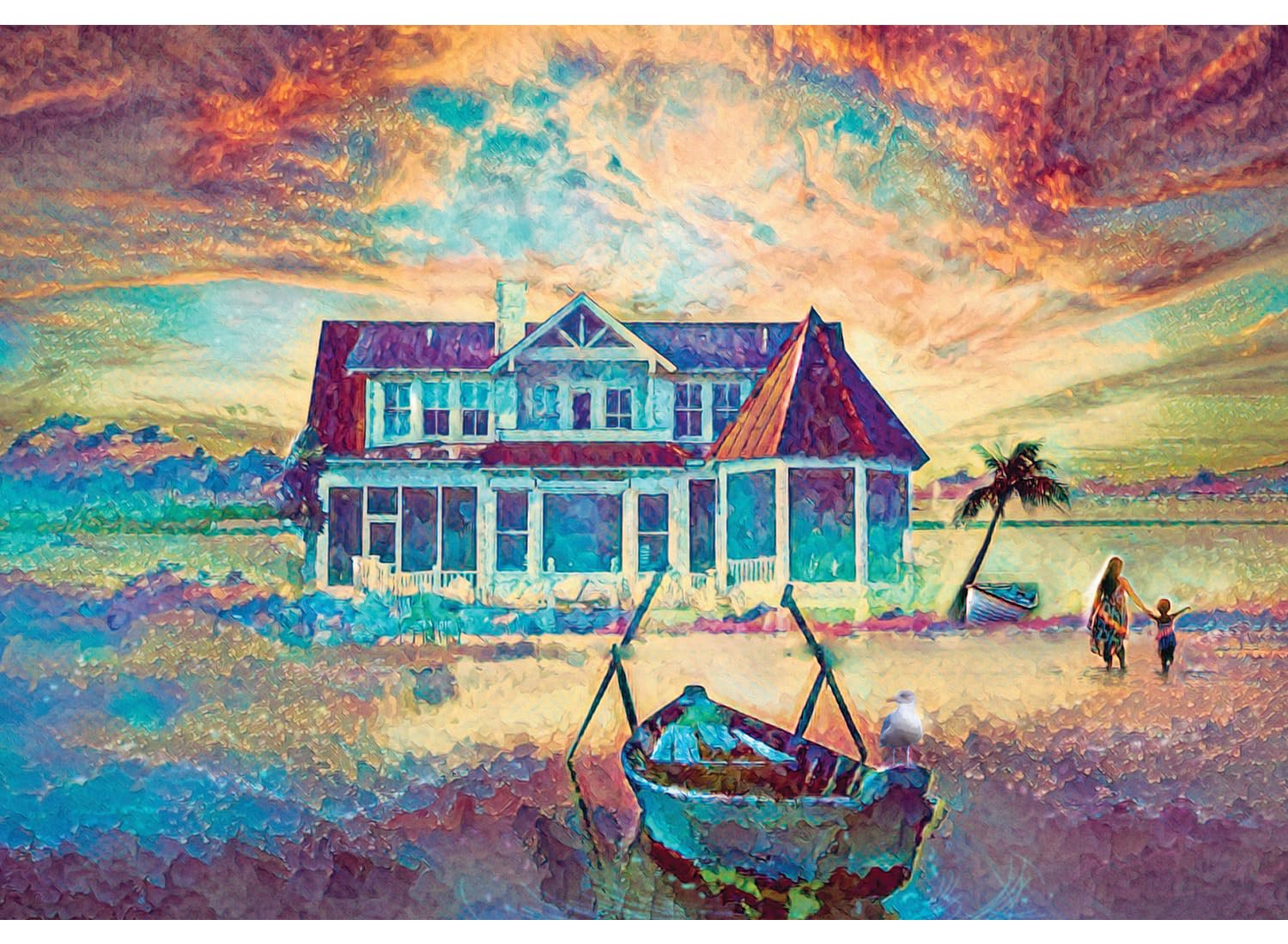 Anatolian Puzzle -Isle of Palms 500 Piece Jigsaw Puzzle # 3626