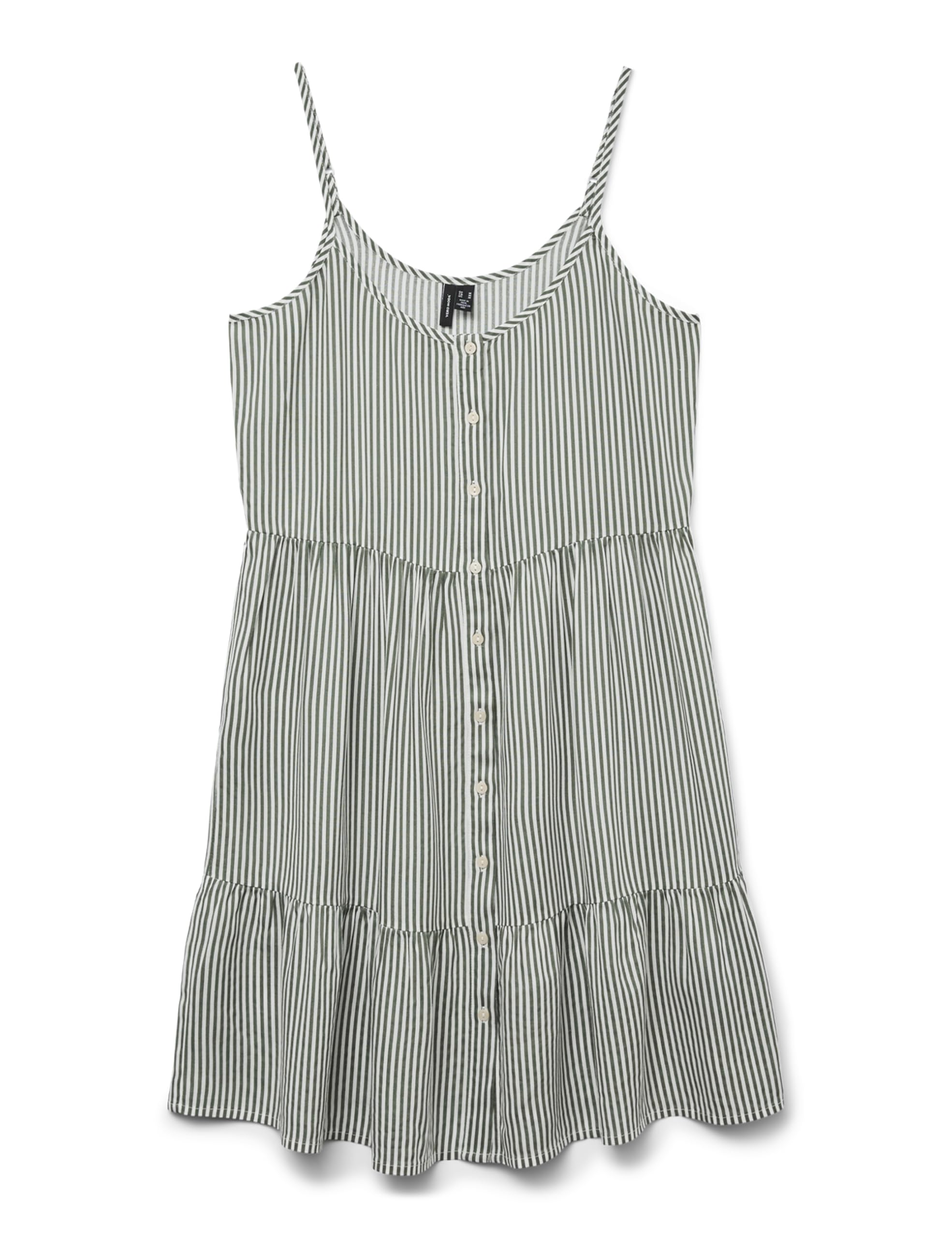 VERO MODA Vmbumpy Short Singlet Dress WVN Ga Noos, Laurel Wreath, L