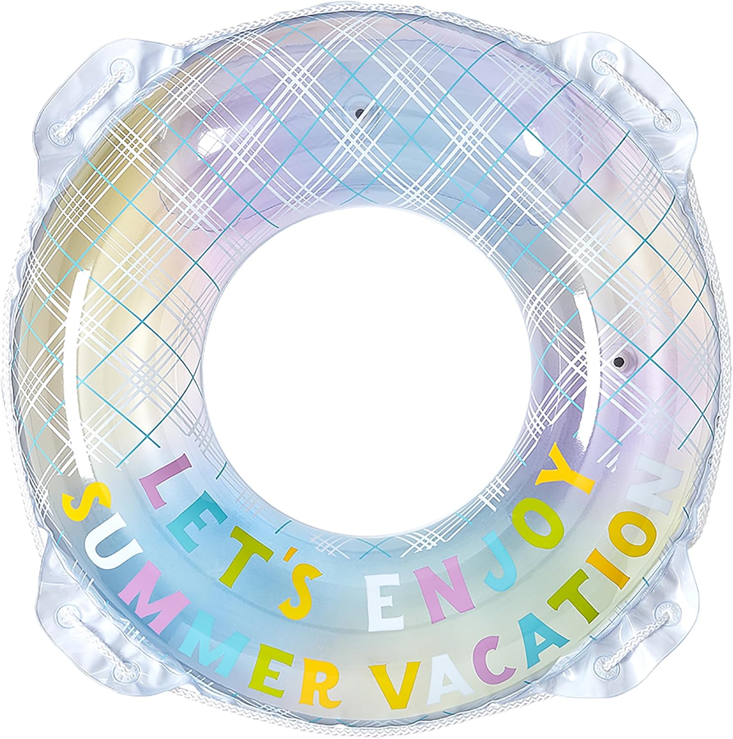 Igarashi RLC-281V Float Ring, 31.5 inches (80 cm), Pastel Check Ukiwa, Rope Included