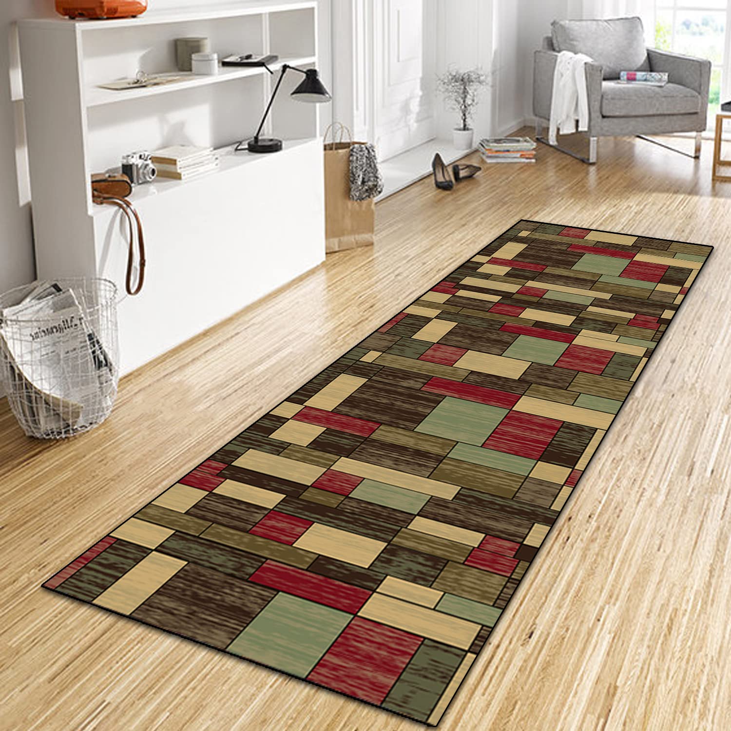 Läuferteppich 90 X 150 Cm, Rutschfest & Saugfähig – Für Küche, Flur, Waschküche, Schneidbar
