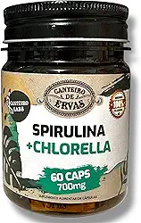 Spirullina + Chlorella 700mg 60 cápsulas