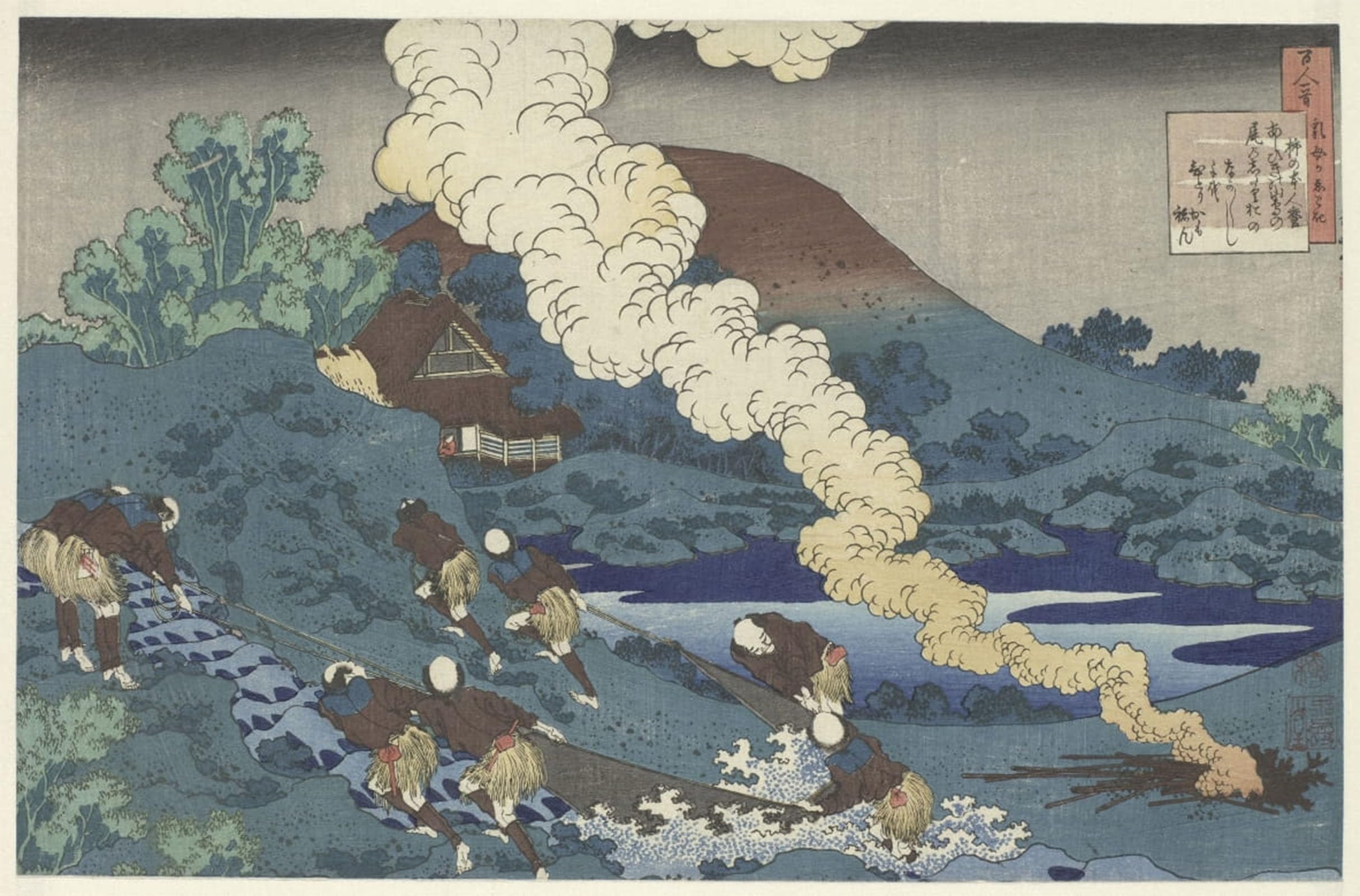 ARTXLXXBN Famous Painting Canvas Artwork Graffiti Print famous painting by Katsushika Hokusai Portrait Canvas Image for Home Decor 60x90cm