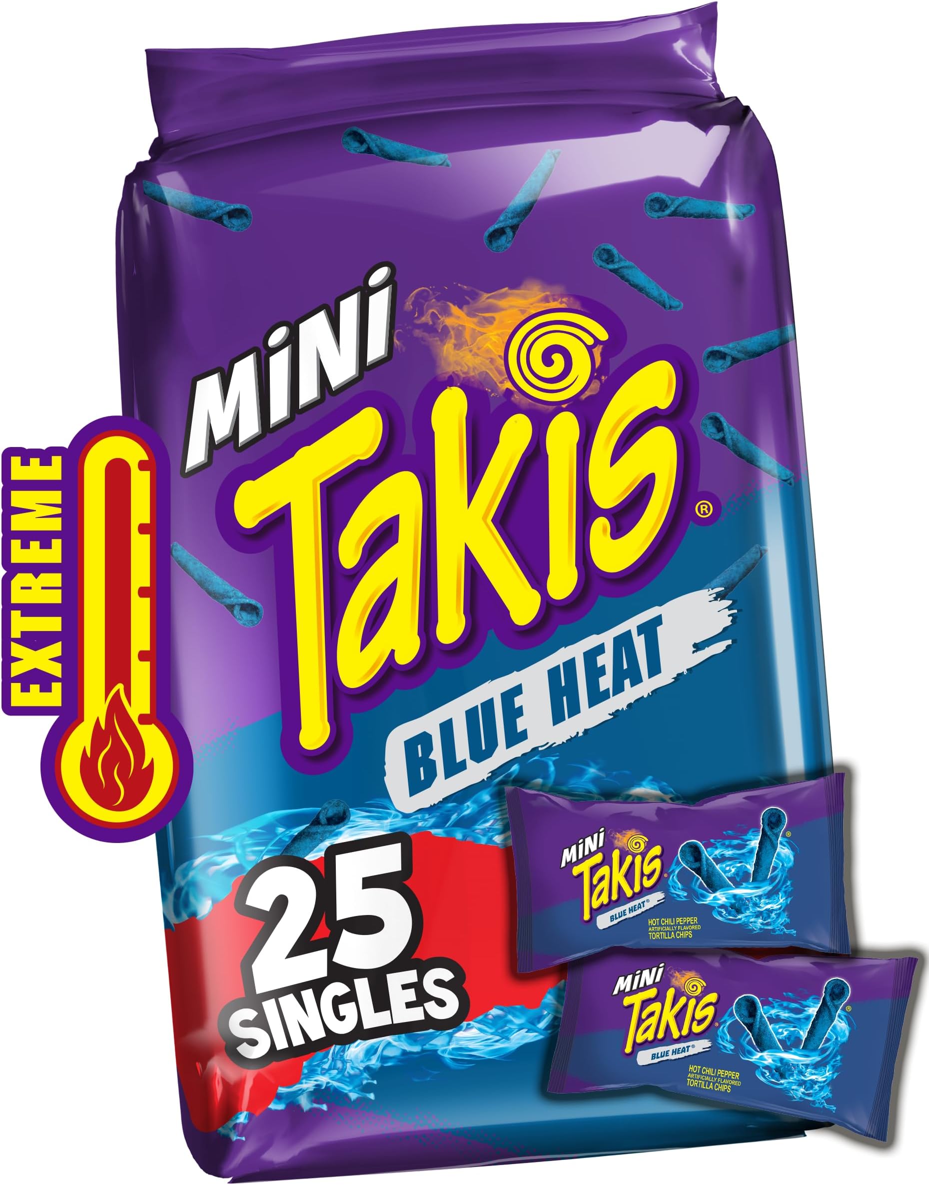 Takis Blue Heat Mini 25 pc / 1.23 oz