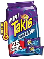 Vista 11 de Takis Fuego Mini 25 piezas / 1.23 oz Paquete múltiple de tamaño bocado, nachos de tortilla enrollada extremadamente picante con sabor a pimiento