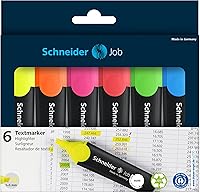 Vista 5 de Schneider Job 150 - Resaltadores de colores surtidos (Walet de 6 unidades)