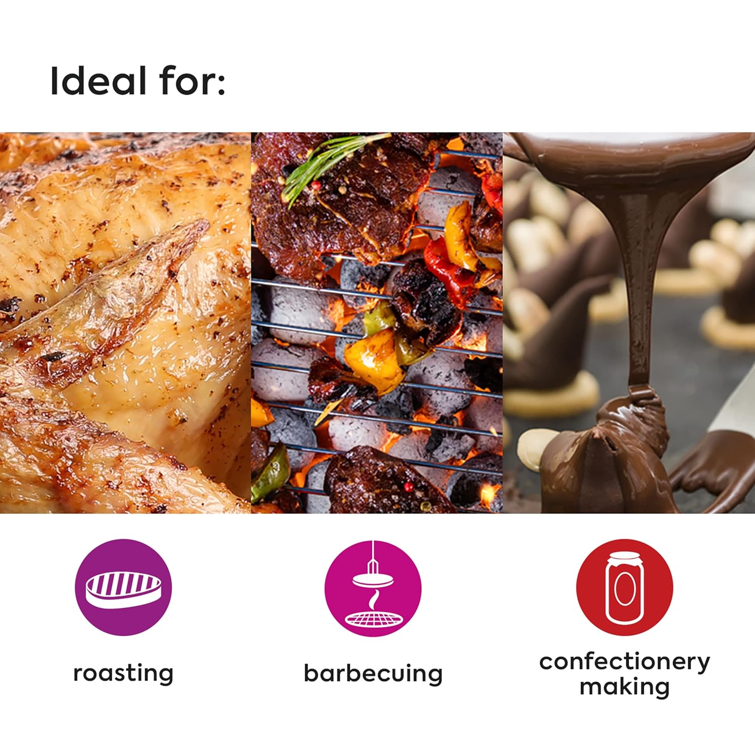 Salter 518 WHCREU16 Instant Read Meat Thermometer – Digital Food Thermometer for Air Fryers, Temperature Probe for Kitchen, BBQ, Jam & Deep Frying, 0.1°C Precision, -45°C to 200°C, Batteries Included 6 81VGsBS0sEL. SL1500