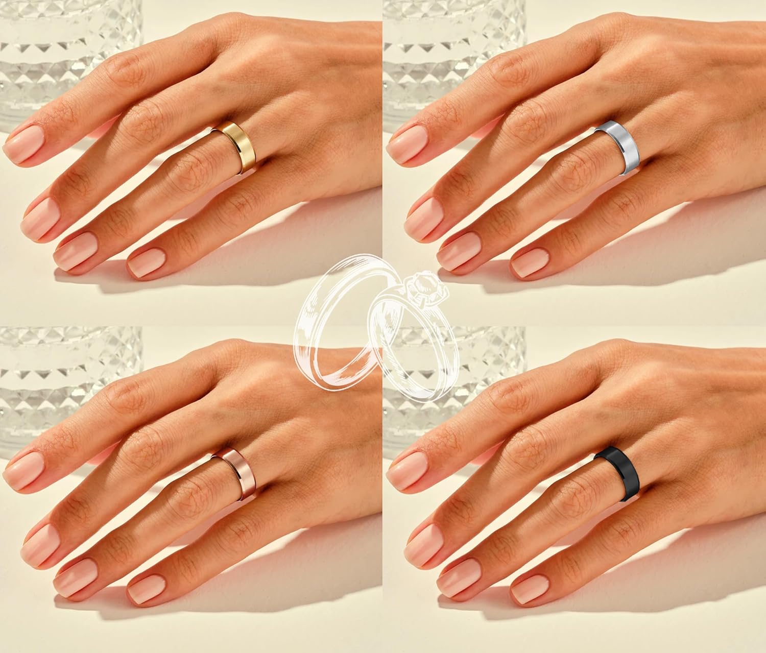 Colorado Mountain Tungsten Ring Mountain Range Tungsten Carbide Band Durable Colorado Mountains Ring for Men and Women Nature Inspired Tungsten Carbide Ring Colorado Mountain Jewelry Colorado Gift