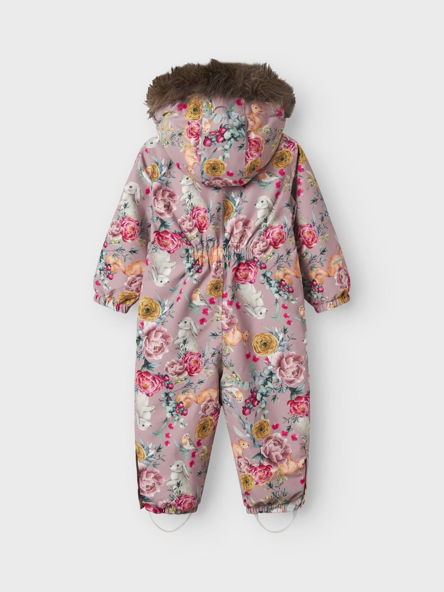 NAME IT Mädchen Girl Schneeanzug Snow10 Nmfsnow10 Suit AOP Fo Noos (1er Pack)