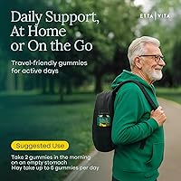 Vista 7 de (120 Masticables) Suplemento de Frutas y Verduras - Gomitas Super Greens (9 Superfrutas y 30 Verduras) Hongos, Vitaminas de Frutas y Verduras, Sin