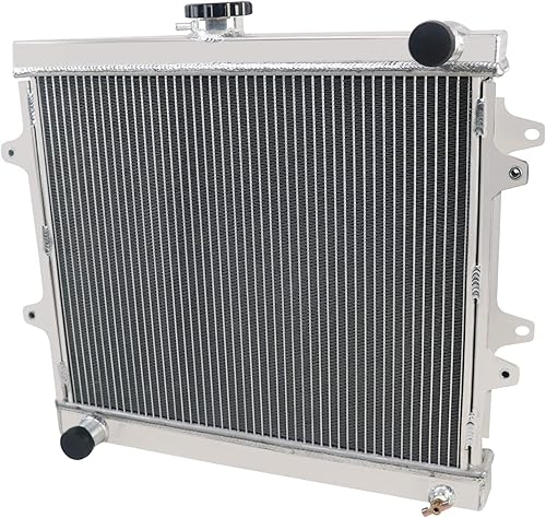 Miniatura 3 de Radiador de aluminio de rendimiento compatible con Toyota 4Runner Pickup 2.4L L4 1984-1995, radiador de núcleo de 3 filas