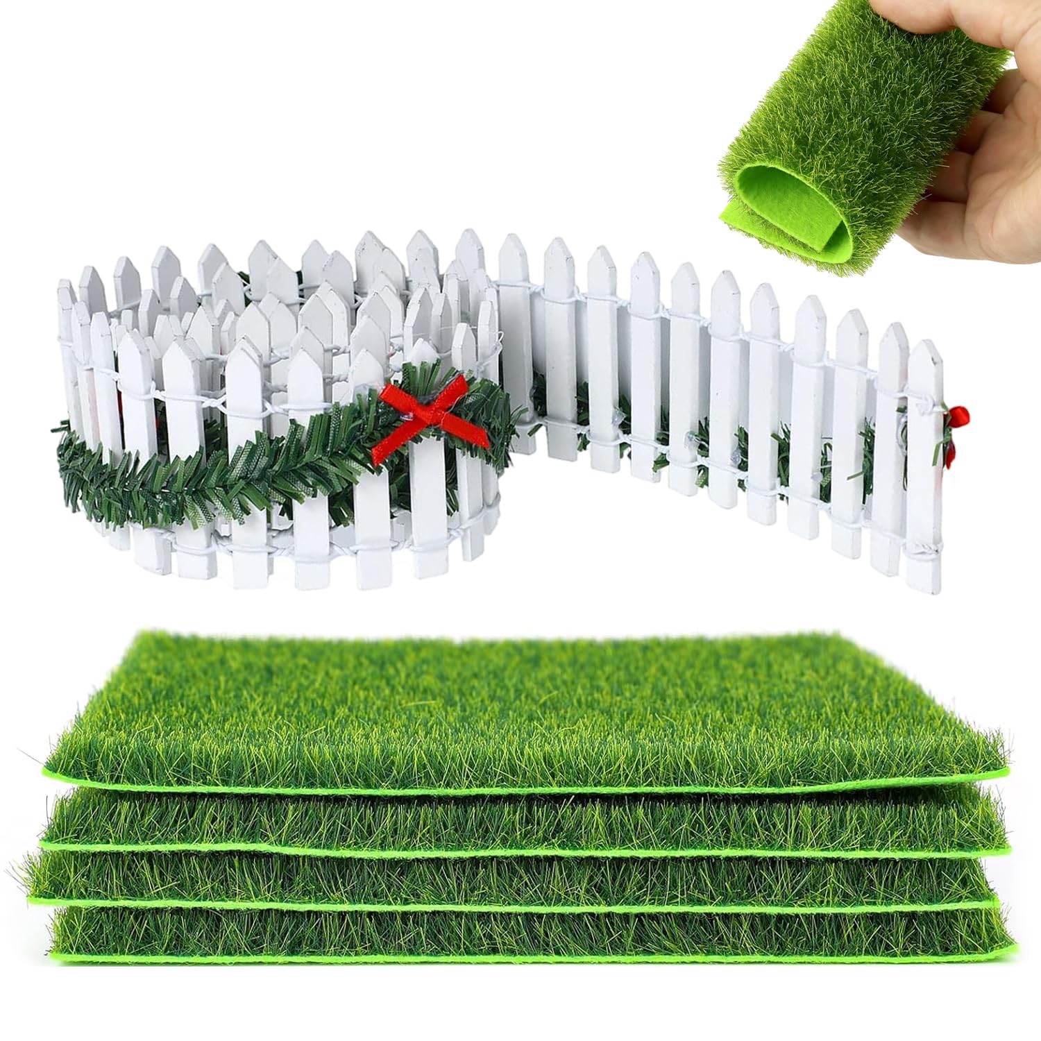 Miniatur Garten Kunstrasen Set