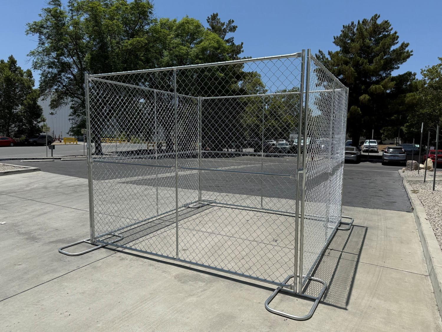 Amazon.com : Sandbaggy 8 ft x 10 ft Temporary Chain Link Fence
