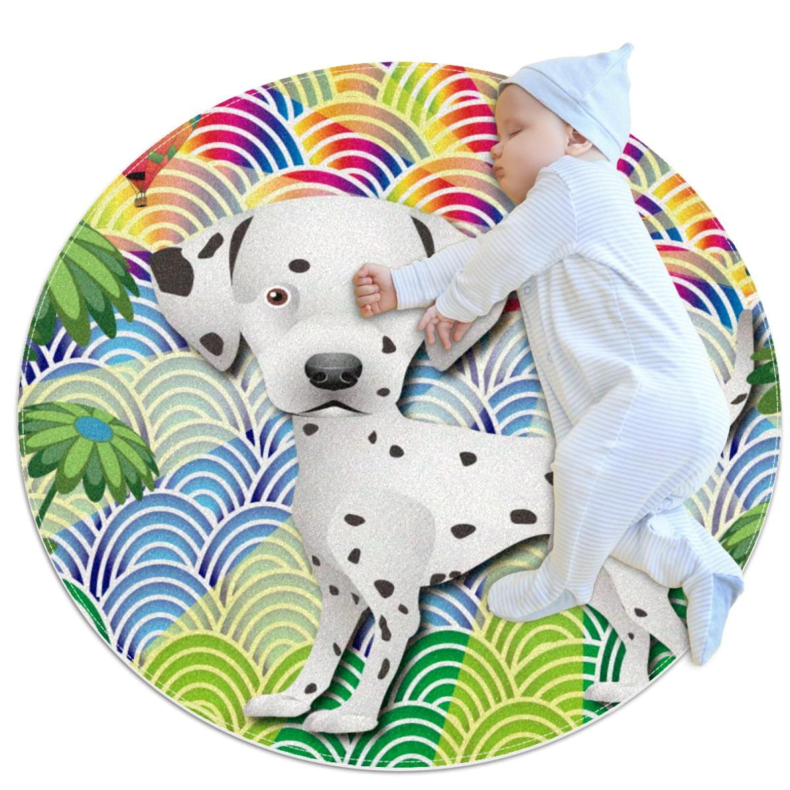 Tapis de salle de bain antidérapant et coloré de 1m pour enfant et salon