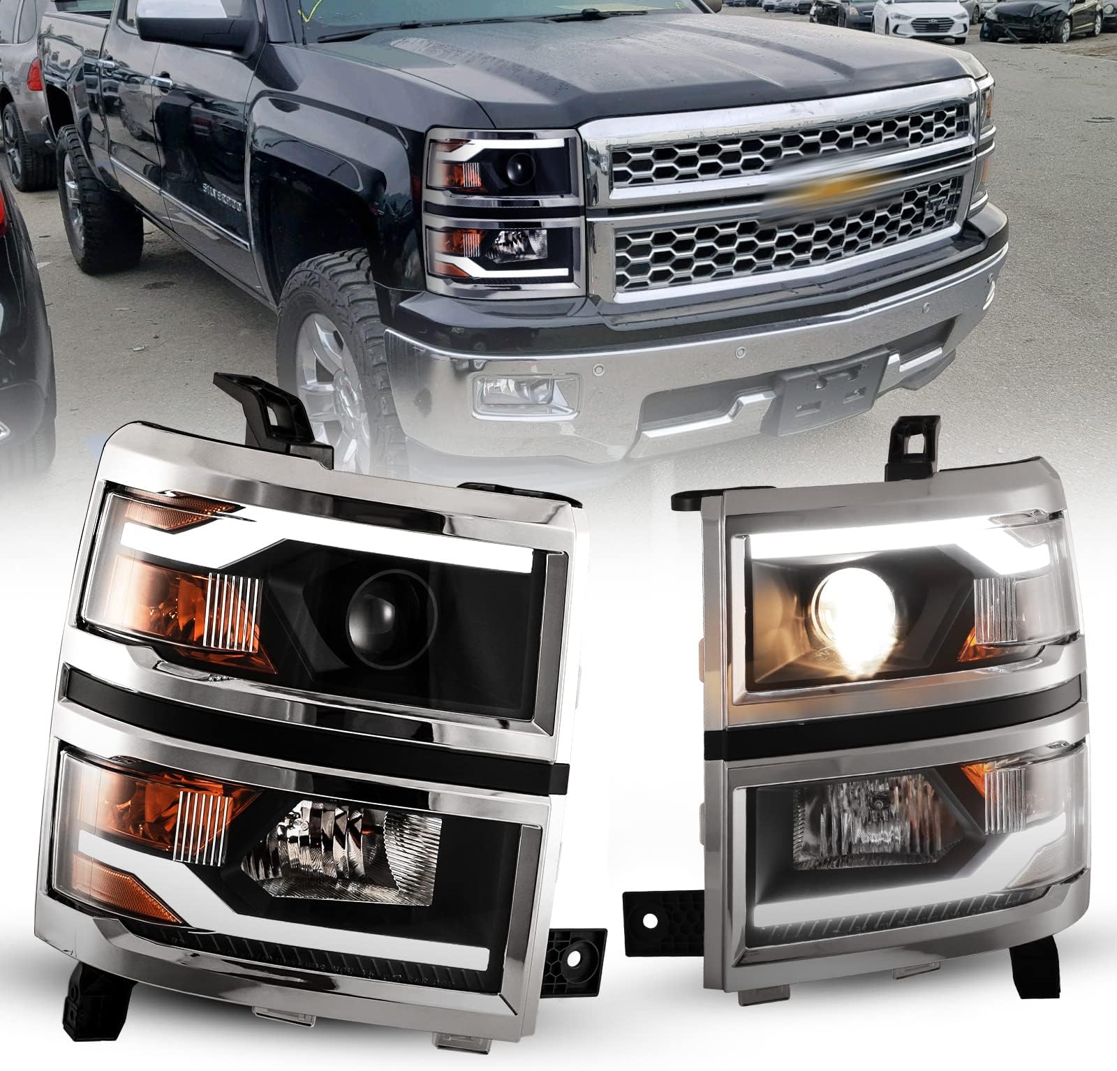 2014-2015 Silverado 1500 Headlight