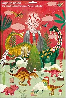 Christmas Advent Calendar The Epoch Before Christmas | Dinosaur Advent Calendar Traditional Advent Calendar | Picture Advent Calendar Paper Advent Calendar