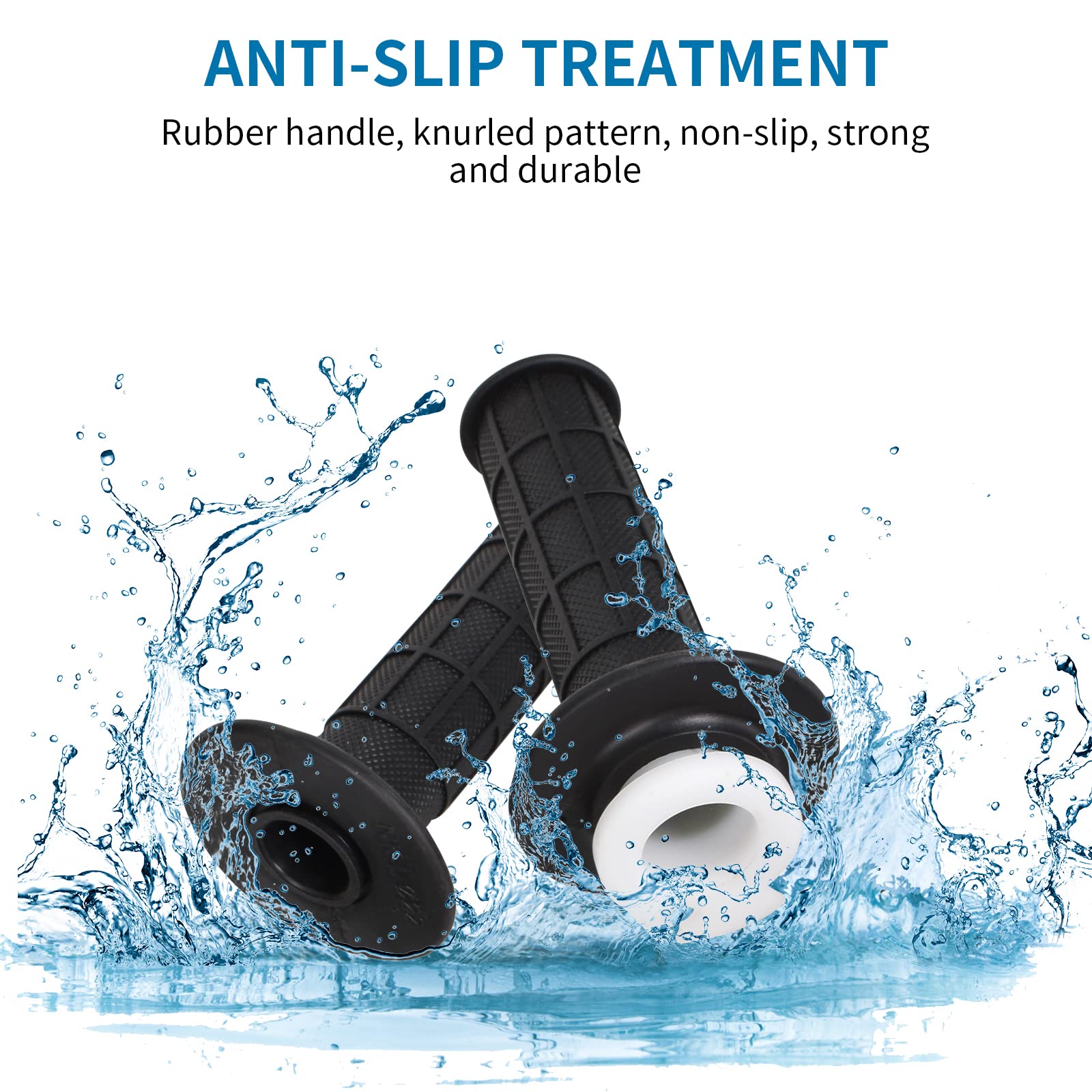 Becanno Manopole Moto Universali 22mm - Con Cavo Acceleratore Per ATV E Dirt Bike - Foto 5