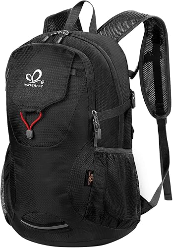 WATERFLY Mochila de senderismo ligera y plegable Mochila de viaje plegable Ultraligero Camping Day Pack para Mujer Hombre