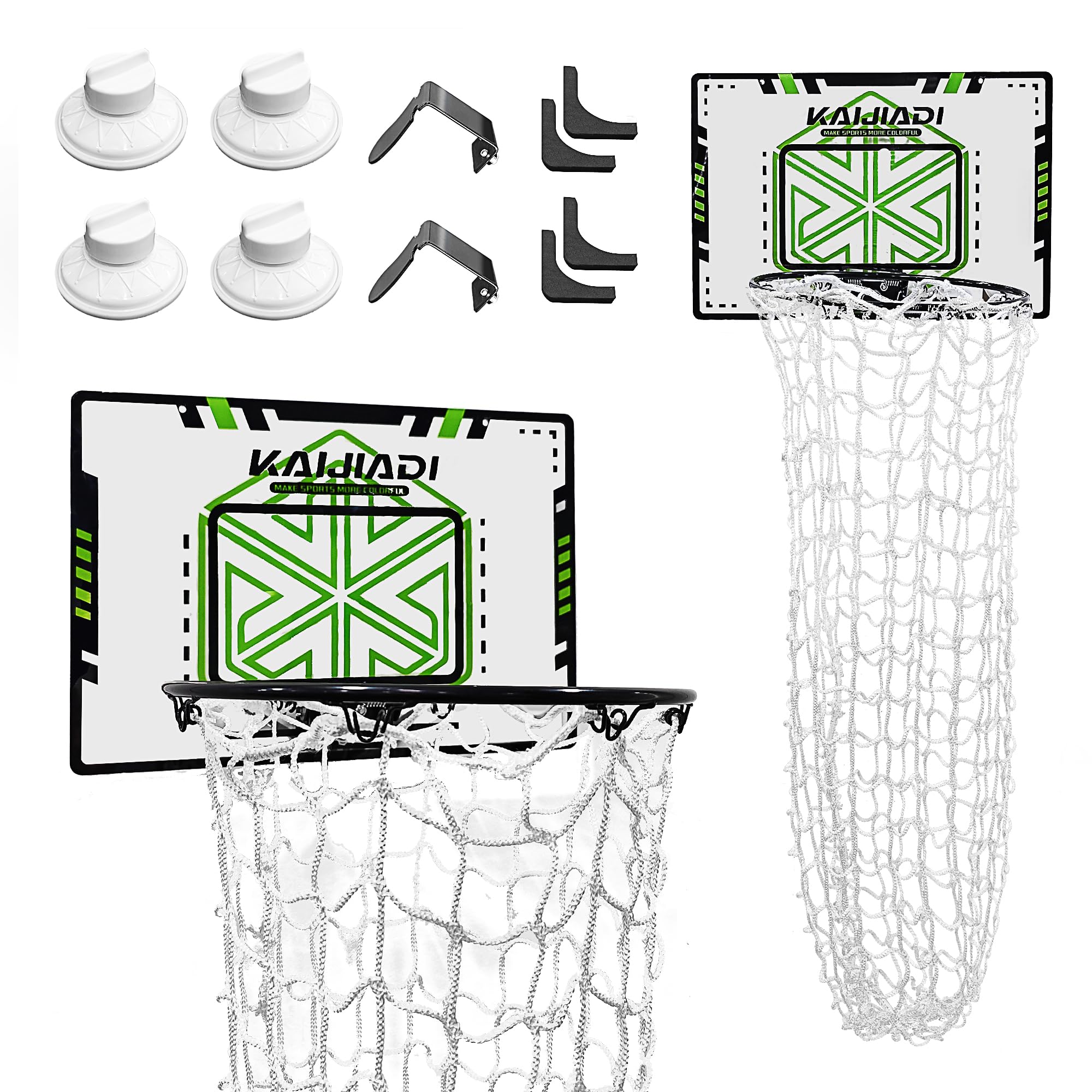 LESEFS Basketball Laundry Hamper, Over the Door, Fun for Kids & Dorm Rooms, Blue and Orange, Foldable