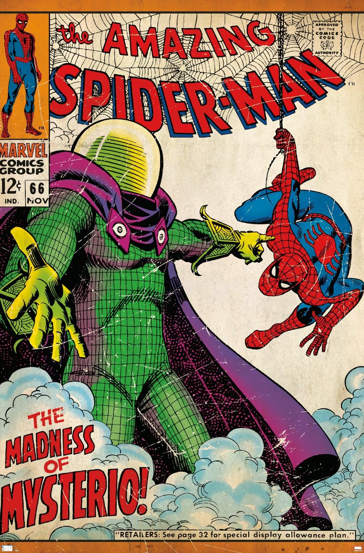 Trends International Marvel Comics Spider-Man - Amazing Spider-Man #66 Wall Poster, 34L x 22.4W, Premium Unframed Version